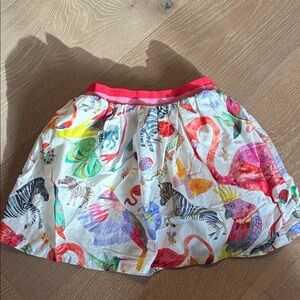 H&M Multicolor Animal Print Kids Skirt